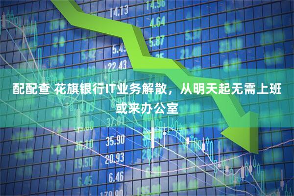 配配查 花旗银行IT业务解散，从明天起无需上班或来办公室
