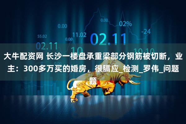 大牛配资网 长沙一楼盘承重梁部分钢筋被切断，业主：300多万买的婚房，很膈应_检测_罗伟_问题