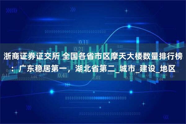 浙商证券证交所 全国各省市区摩天大楼数量排行榜：广东稳居第一，湖北省第二_城市_建设_地区