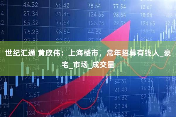 世纪汇通 黄欣伟：上海楼市，常年招募有钱人_豪宅_市场_成交量