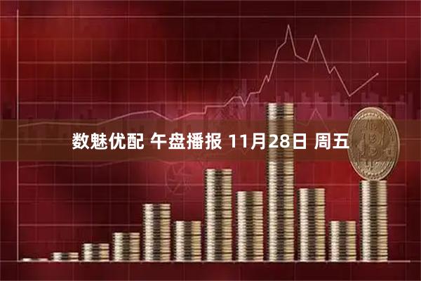 数魅优配 午盘播报 11月28日 周五